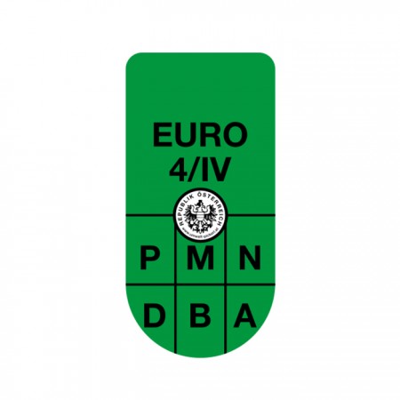 Austrijska eko vinjeta EURO4 (zelena)